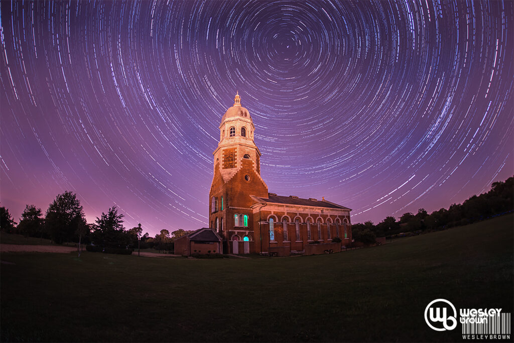netley hospital hampshire star trails 1