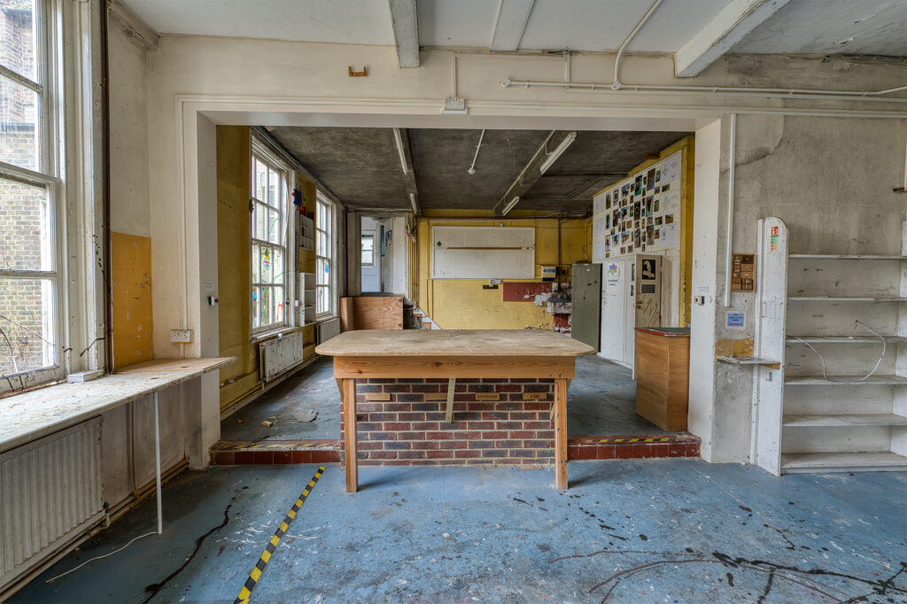 ashdown house abandoned service counter