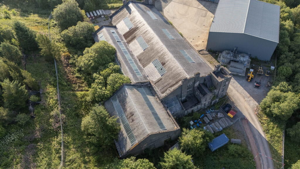 Drone shot of Alwen reservoir copy